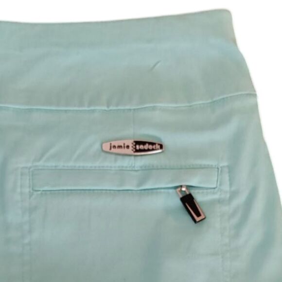 Jamie Sadock Mint Green Mini Athletic Golf Skirt Skort with Pockets Size 10 - Picture 9 of 15
